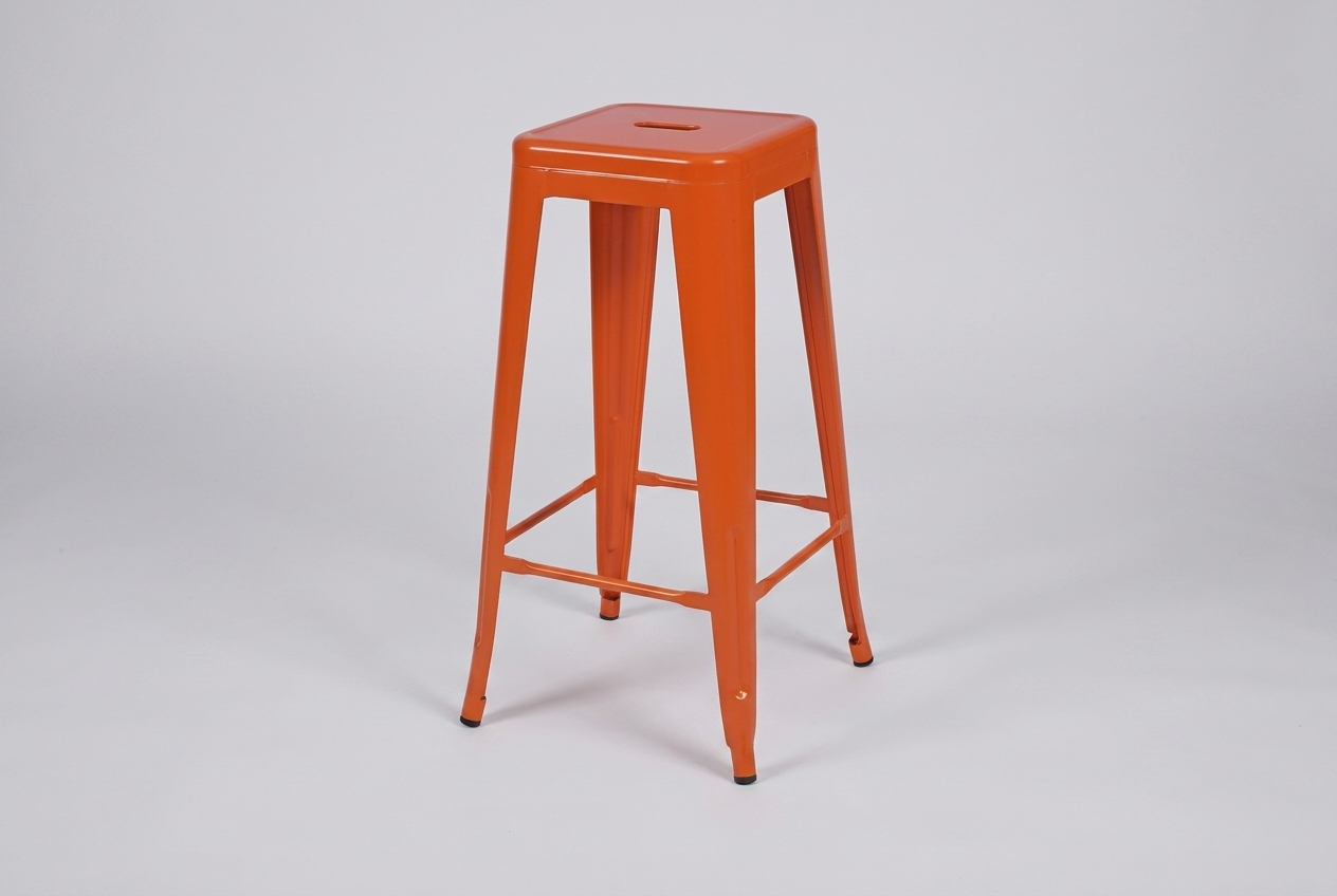 Sgabello da bar in acciaio Steel Colore