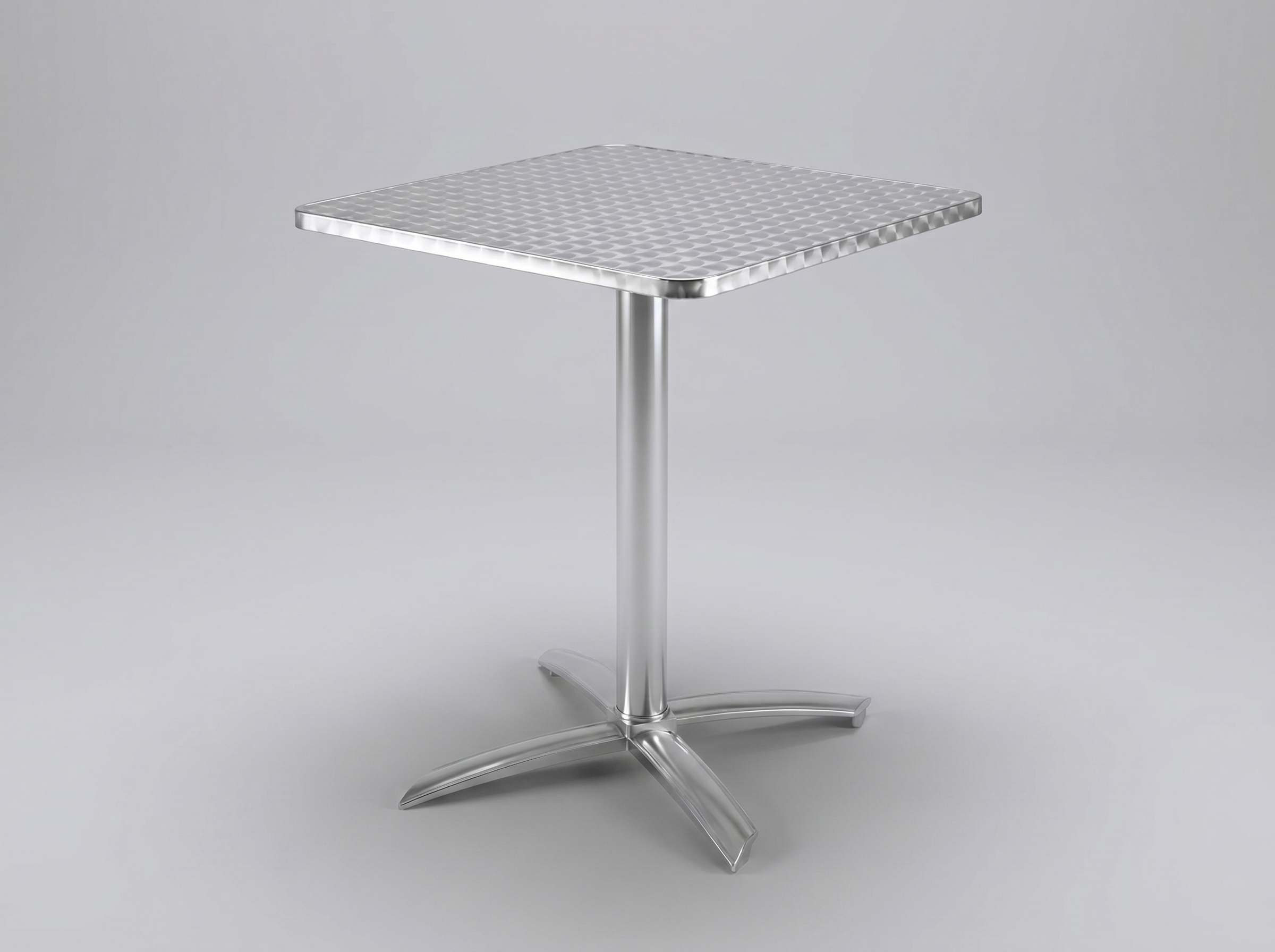 Tavolo da esterno Lumi Folding 60x60cm Area esterna Alluminio e acciaio inox