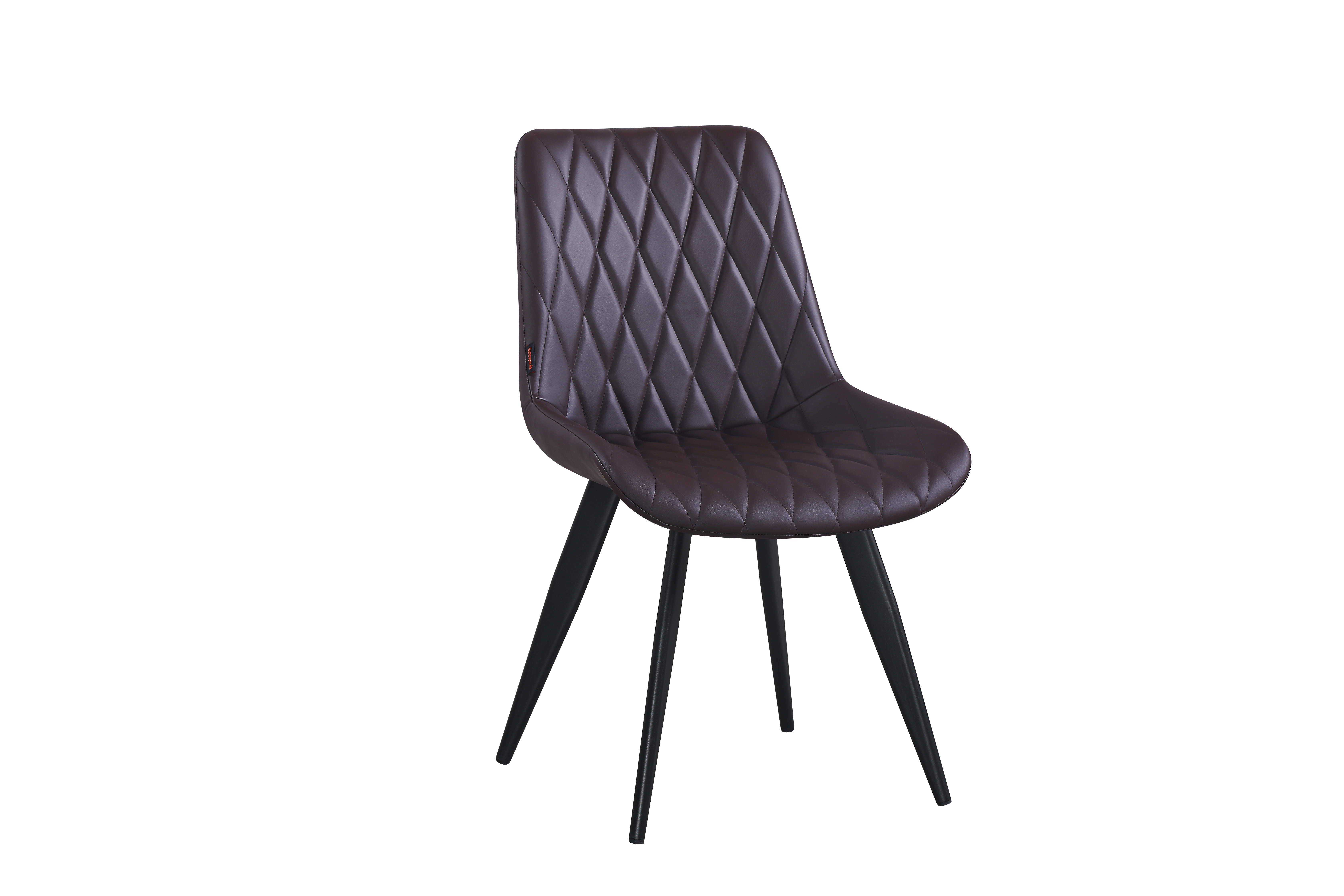 Sedia da ristorante bistrot in ecopelle scarlatta rivestita in vari colori