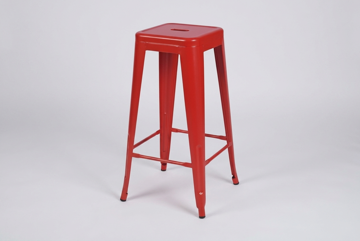 Sgabello da bar in acciaio Steel Colore