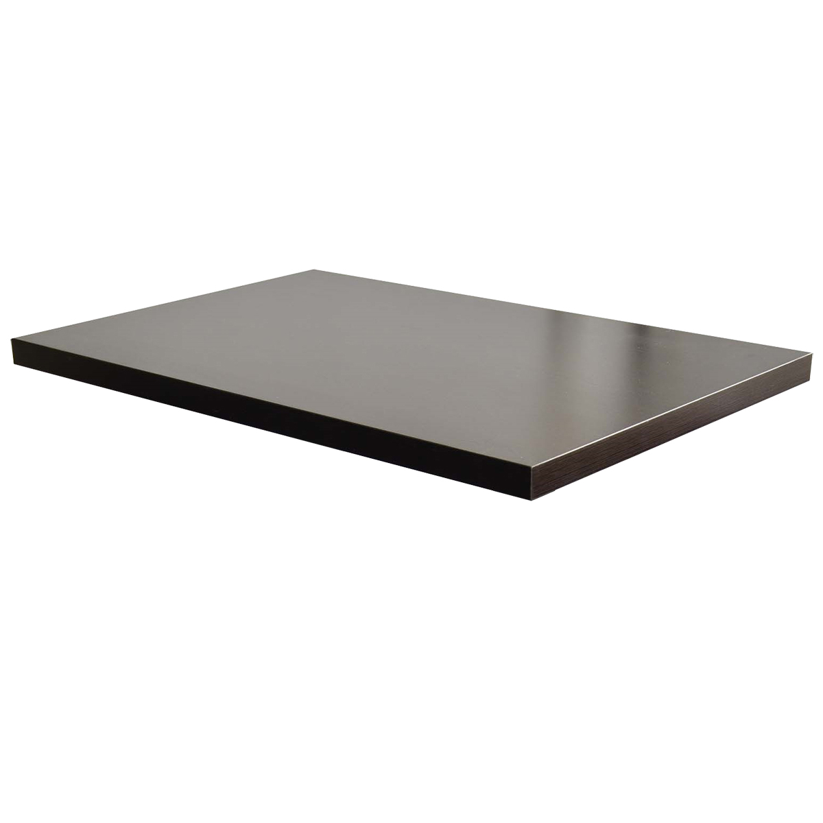 Tischplatte Milano 120x80cm Dunkelbraun kratzfest mit ABS Schutzkante-SW10141 Tischplatte Milano 120x80cm Dunkelbraun kratzfest mit ABS Schutzkante-SW10141