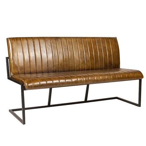 Panca Gastro Cognac Brown Old English in vera pelle Panca Gastro Cognac Brown Old English in vera pelle