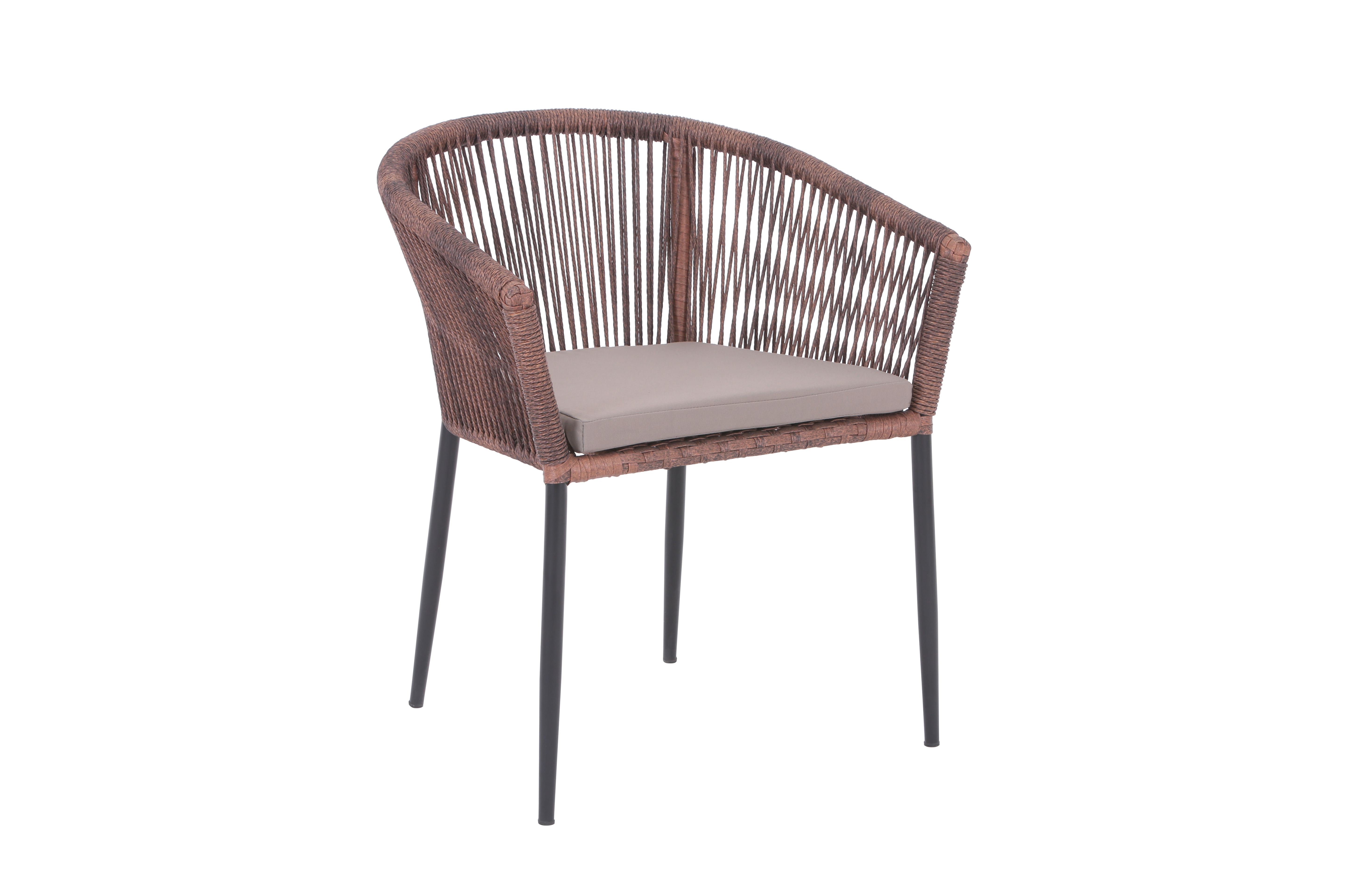 Sedia da esterno Siena con struttura in alluminio per uso esterno Poltrona antracite Sedia da esterno Siena con struttura in alluminio per uso esterno Poltrona antracite