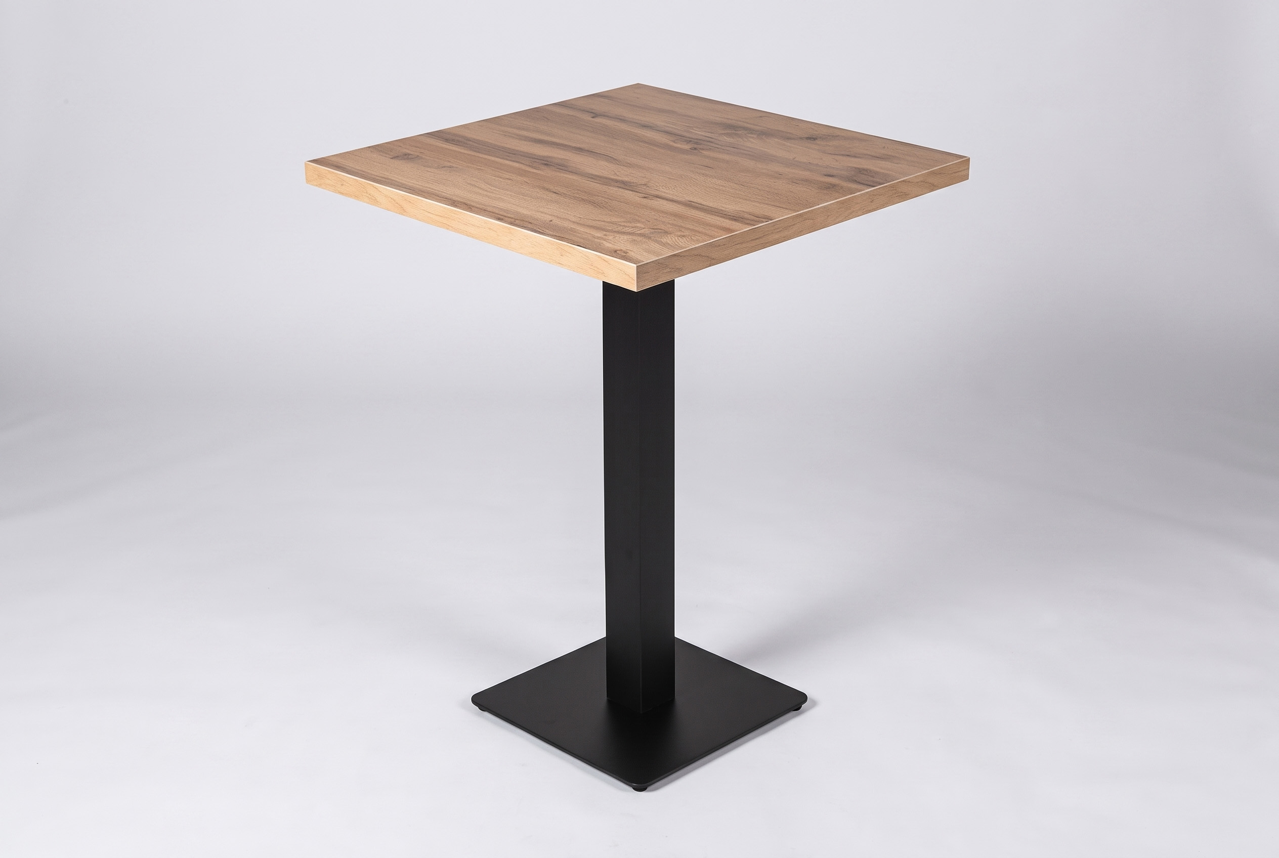 Stehtisch Andora Eiche 50x50cm Restauranttisch Bistrotisch Gastrotisch-ING10502