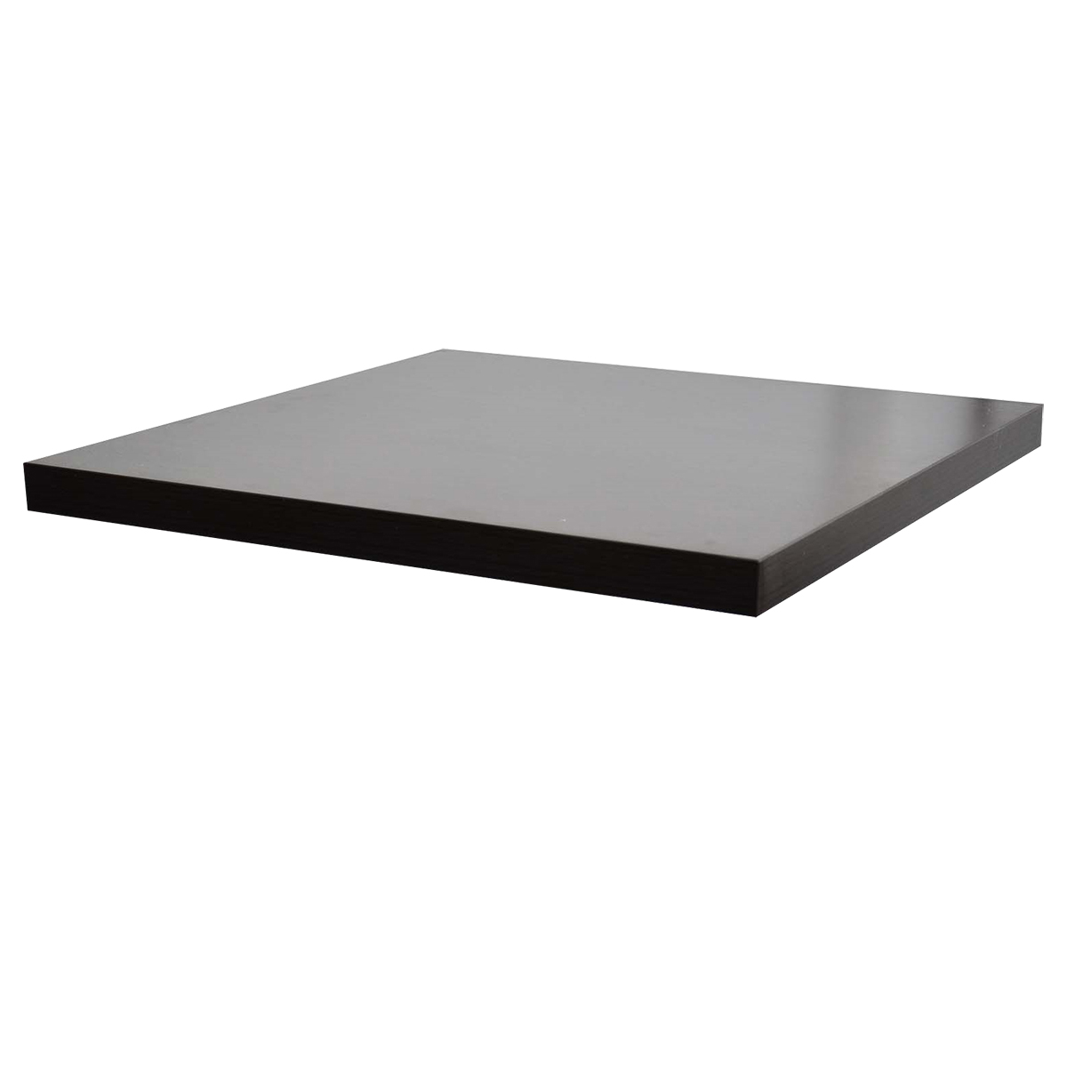 Tischplatte Milano 60x60cm Dunkelbraun kratzfest mit ABS Schutzkante-SW10066 Tischplatte Milano 60x60cm Dunkelbraun kratzfest mit ABS Schutzkante-SW10066