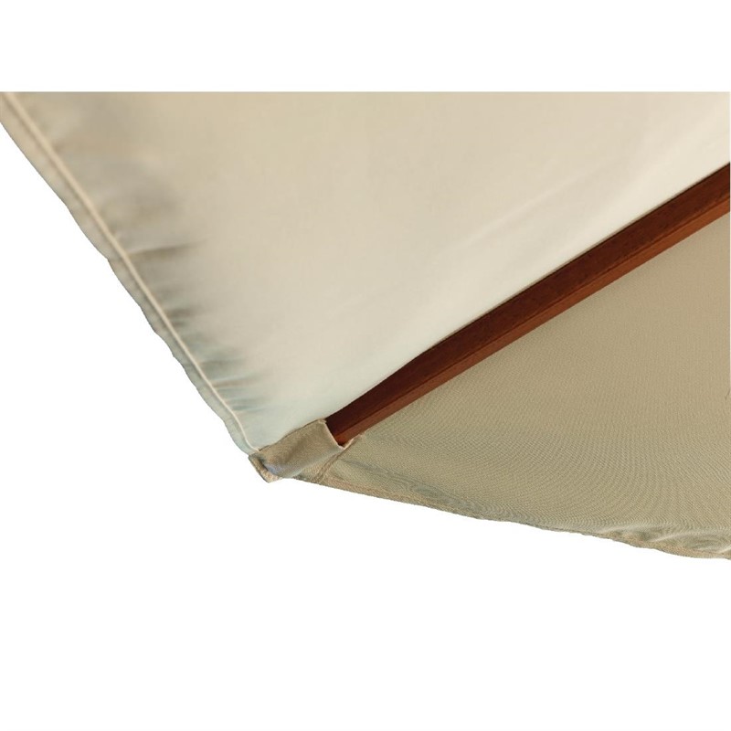 Sonnenschirm Outdoor Schirm Trekkingschirm Creme Rund 2,5m-ING10674 Sonnenschirm Outdoor Schirm Trekkingschirm Creme Rund 2,5m-ING10674