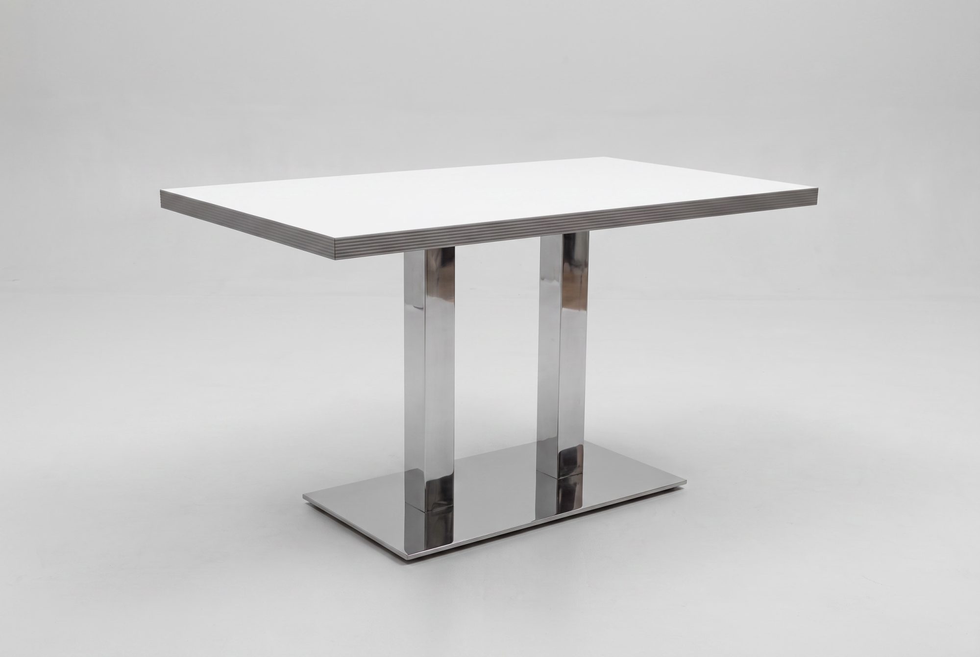 American Dinertisch Weiss 120x69cm Restauranttisch Bistrotisch-ING10600