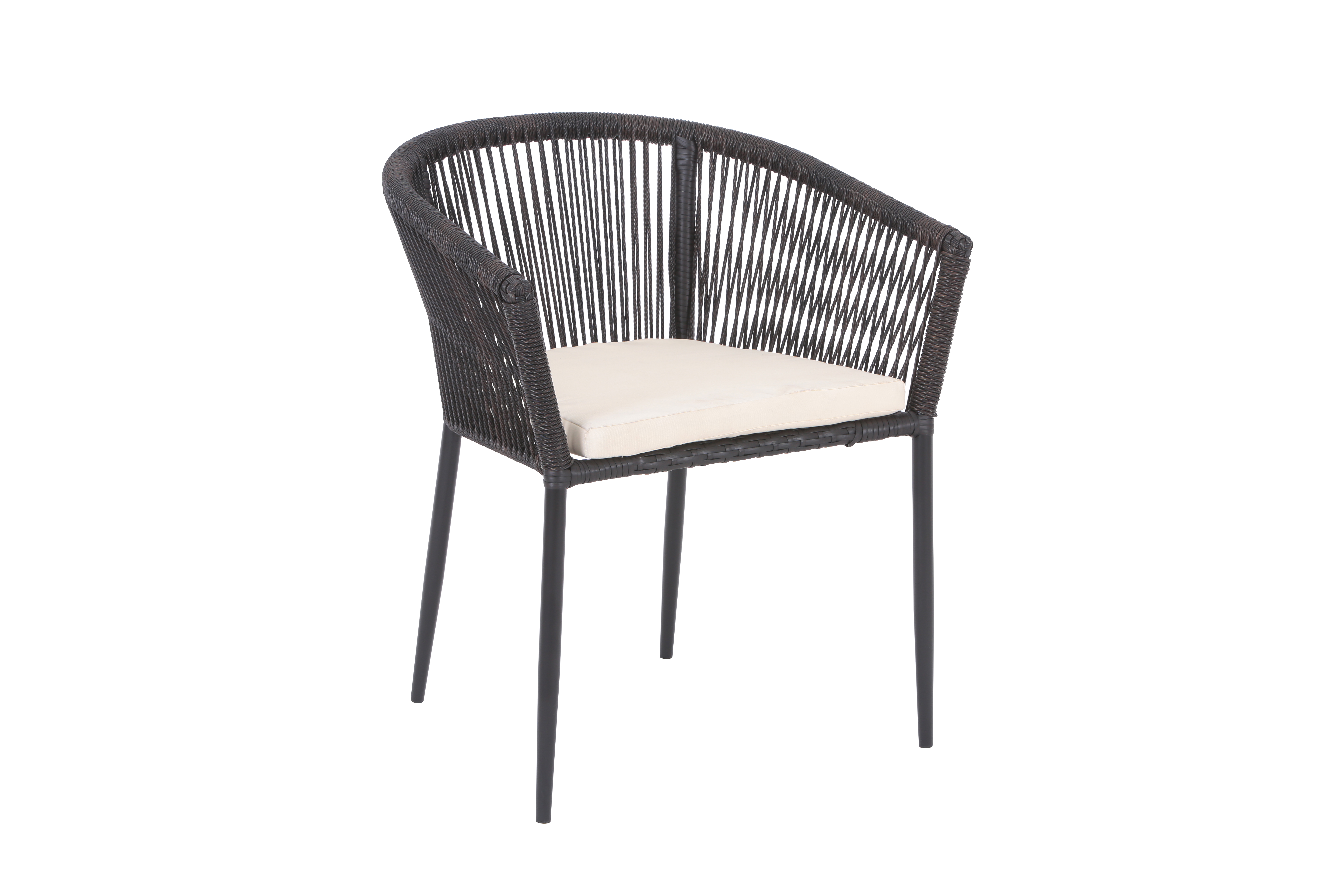 Sedia da esterno Siena con struttura in alluminio per uso esterno Poltrona antracite Sedia da esterno Siena con struttura in alluminio per uso esterno Poltrona antracite