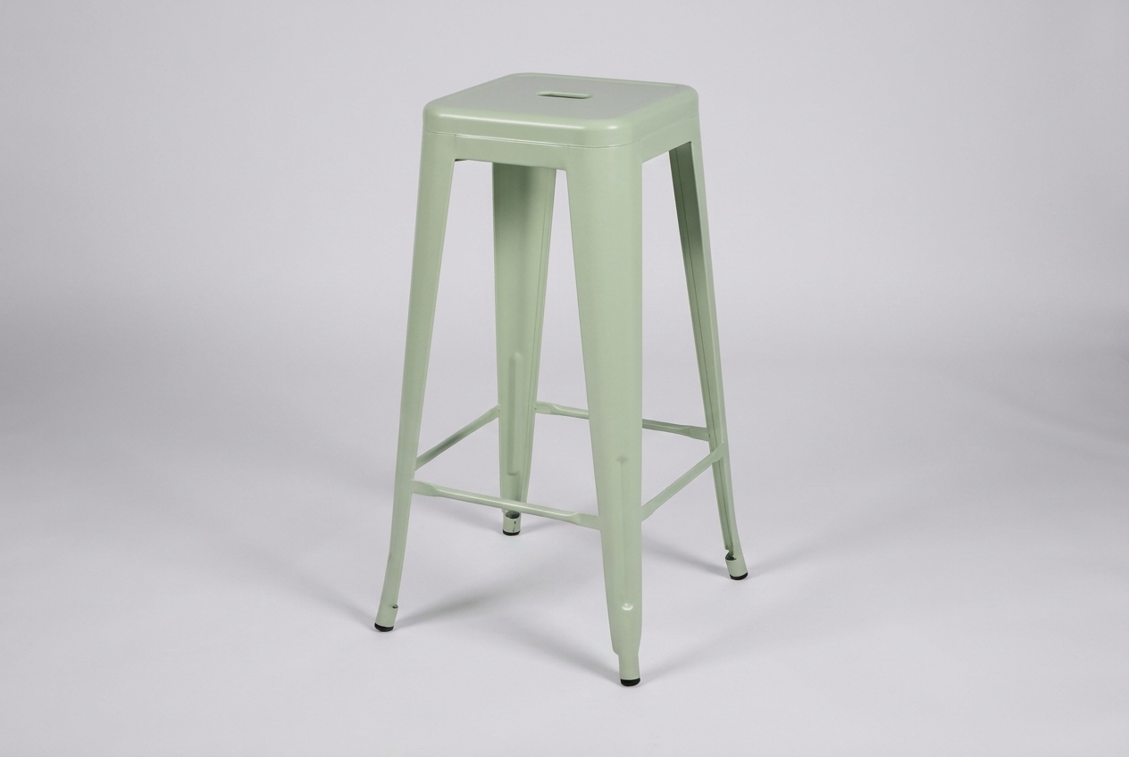 Sgabello da bar in acciaio Steel Colore